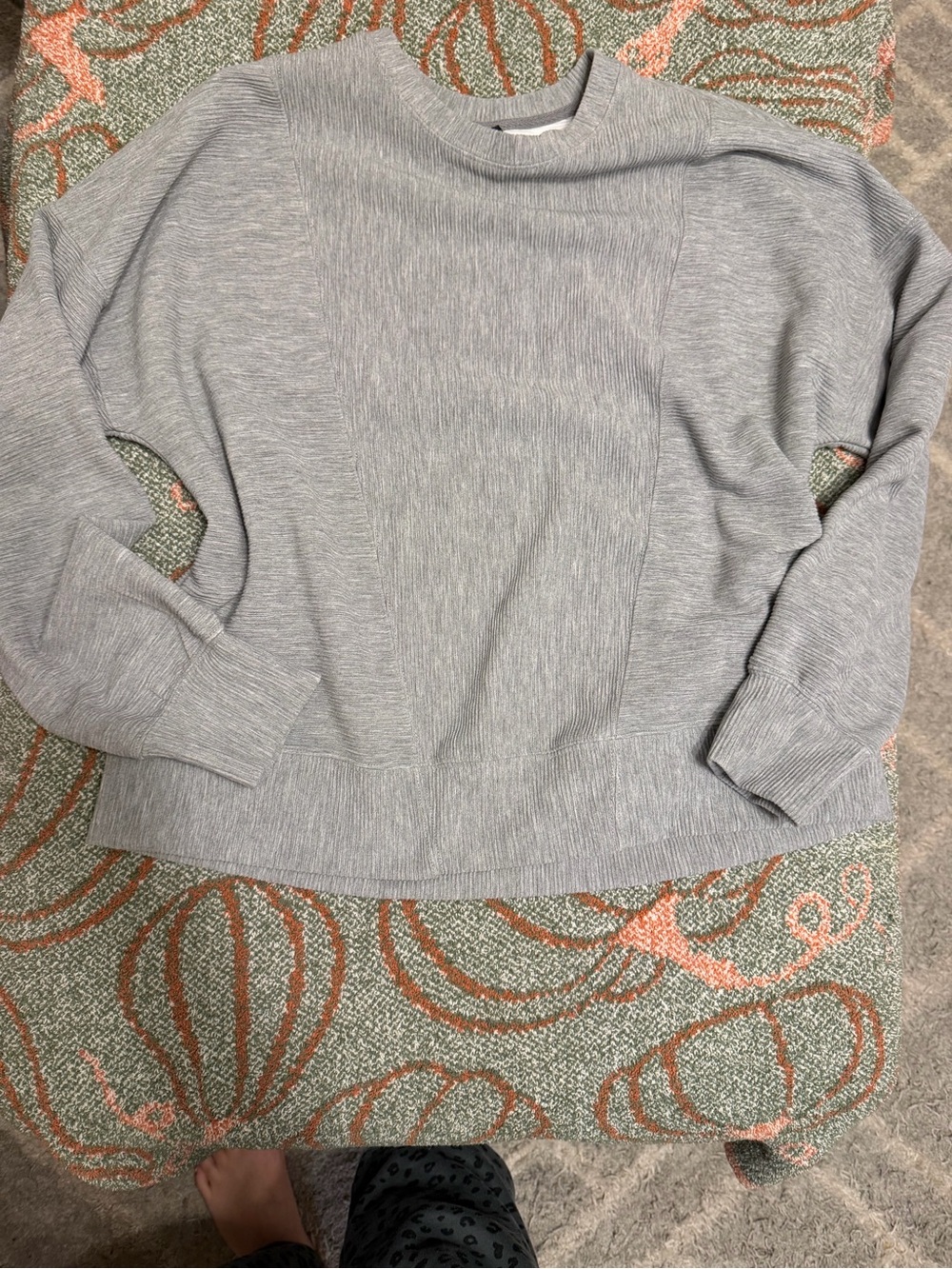 Ideology light Gray Women’s Ribbed Pullover Sweater